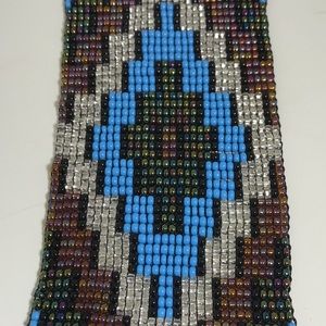 Hand Beaded Santa Fe Bracelet